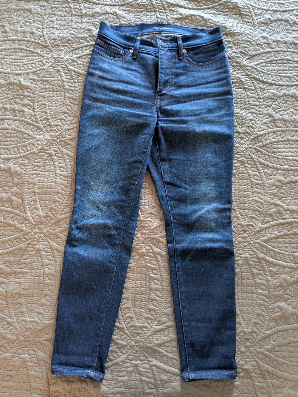 Lucky Brand Women's Medium Blue Skinny Jeans